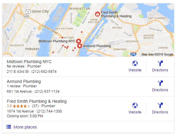 local results 2 google search