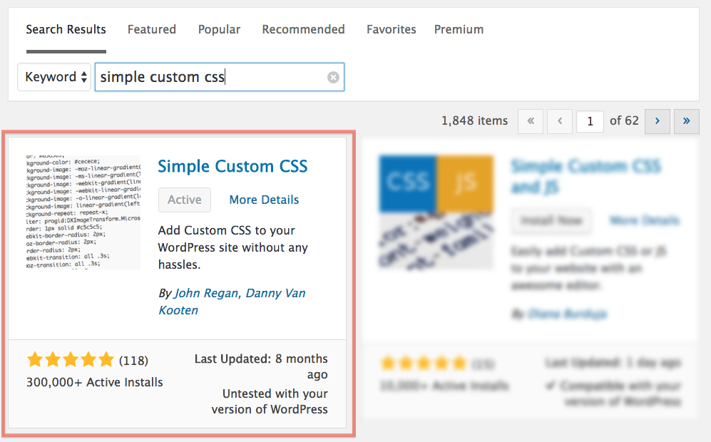 Bluehost Simple Custom CSS