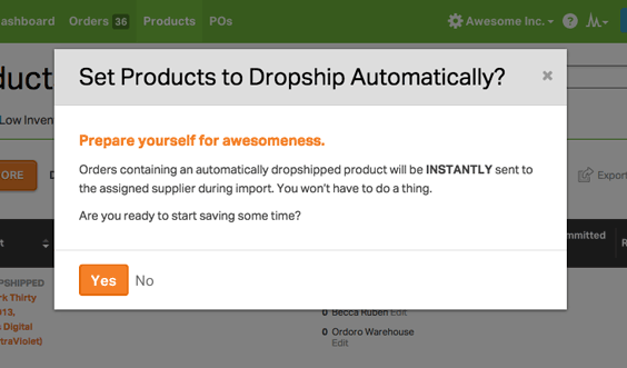 Order fulfillment guide - Dropship management
