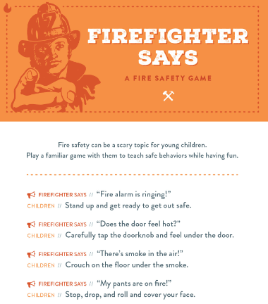 firefighter says safety game