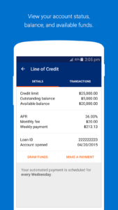 OnDeck business line of credit mobile app
