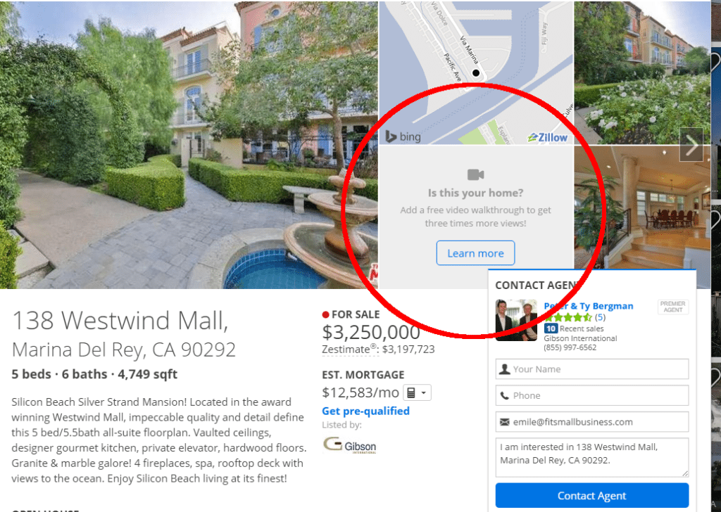 zillow screenshot