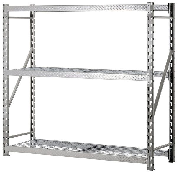 Warehouse Layout - heavy duty metal shelving