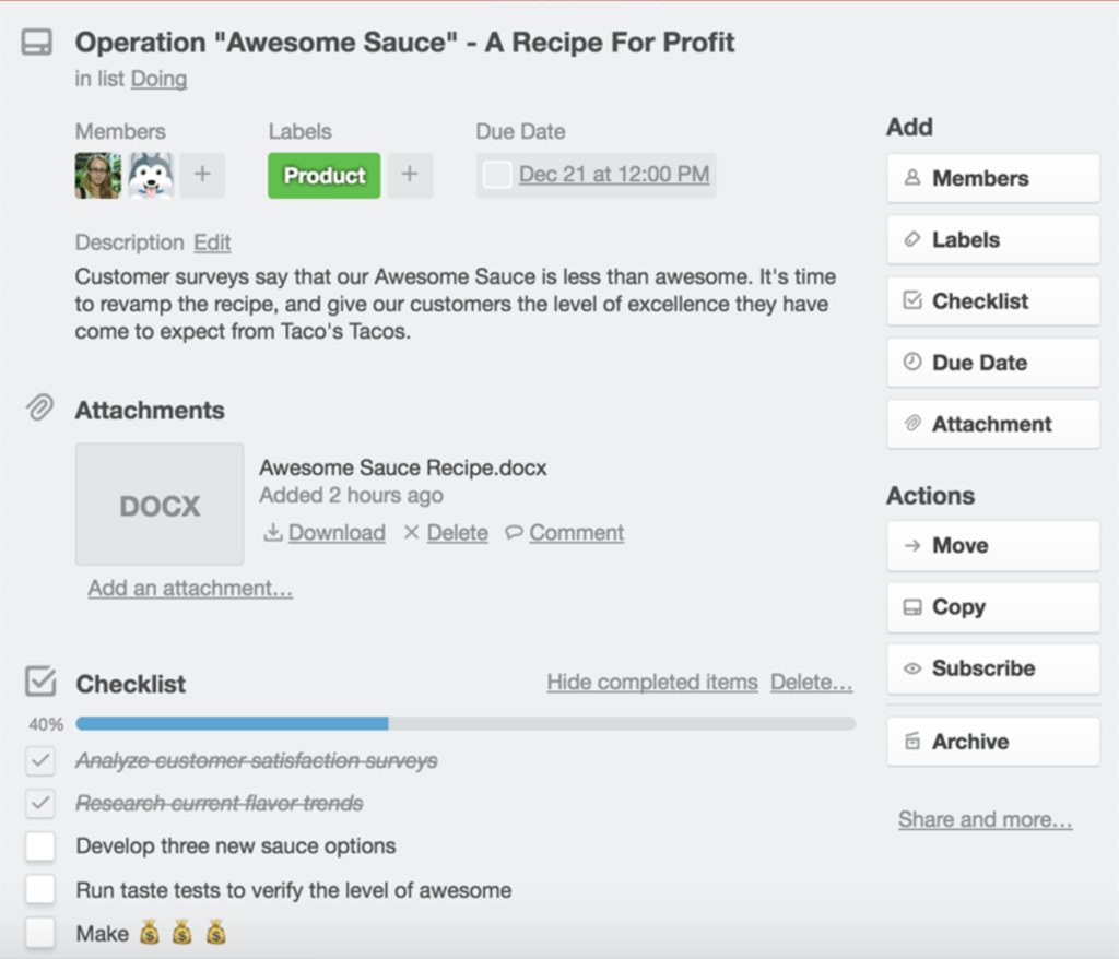 project management software