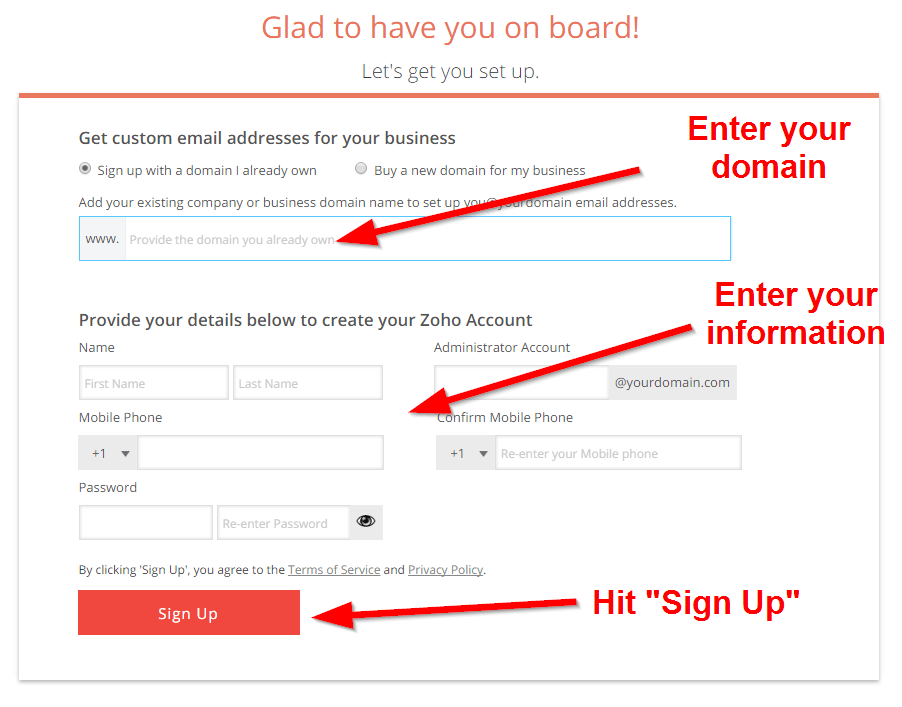 how to get your own domain email for free