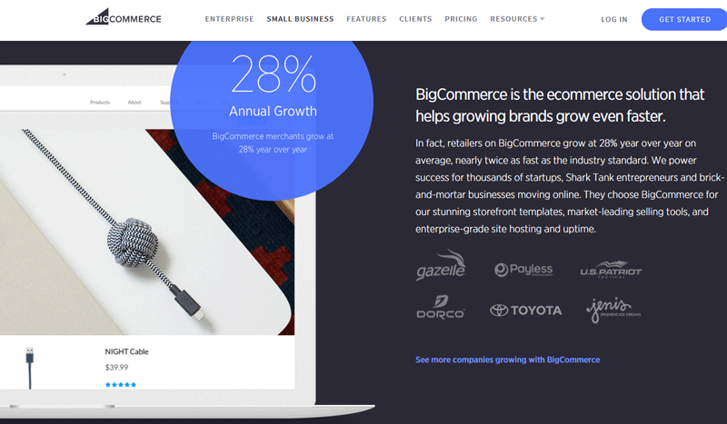 Top Shopify Competitors - BigCommerce