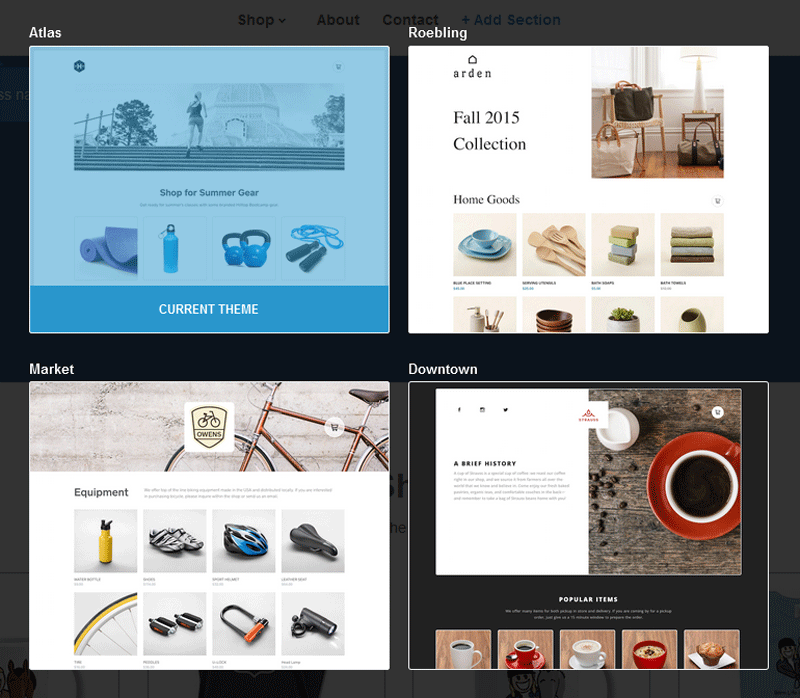 best free ecommerce website - Square themes