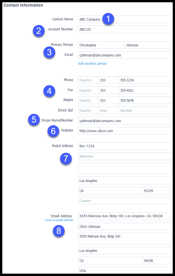 customers in xero