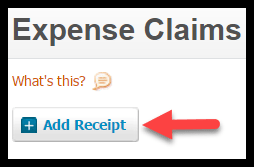 create expense claims in xero