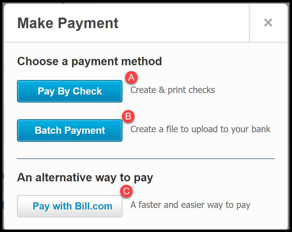 Pay Bills in Xero