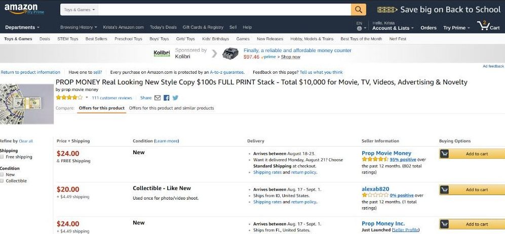 How to sell on Amazon - competition