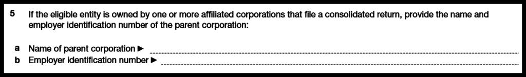 Form 8832 Affiliated Companies