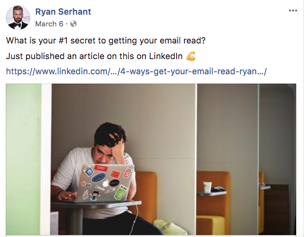 ryan serhant - real estate facebook posts - tips from the pros