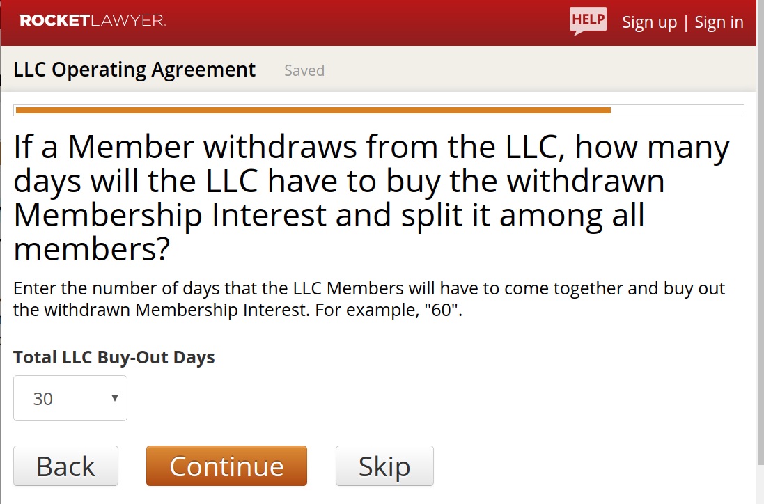 agreement operating rocket lawyer Agreement  Template) an Operating Steps LLC ( Create 5 Free In