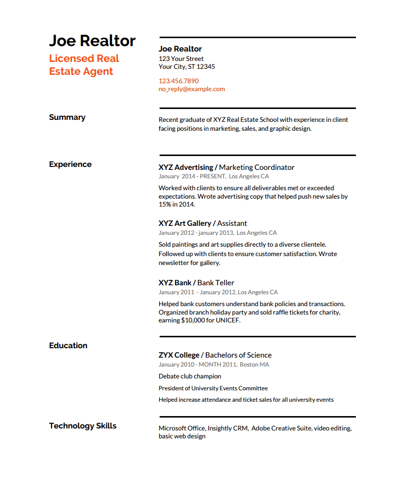 top microsoft resume templates