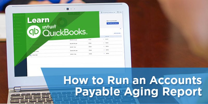 sales online quickbooks report in to How an Run Payable Report Accounts in QuickBooks Aging