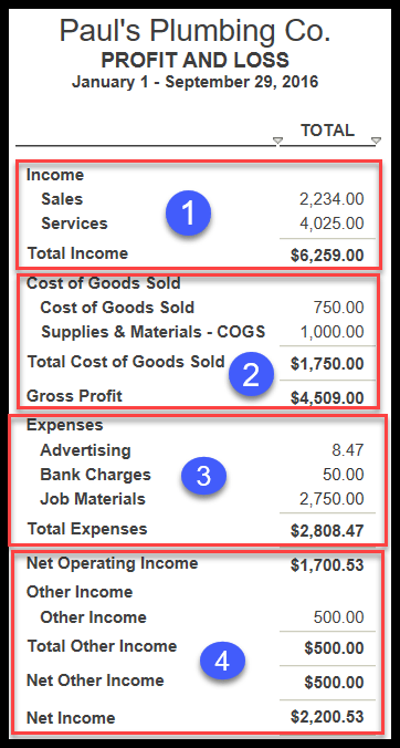 Profit And Loss Template Fill Online Printable Fillable