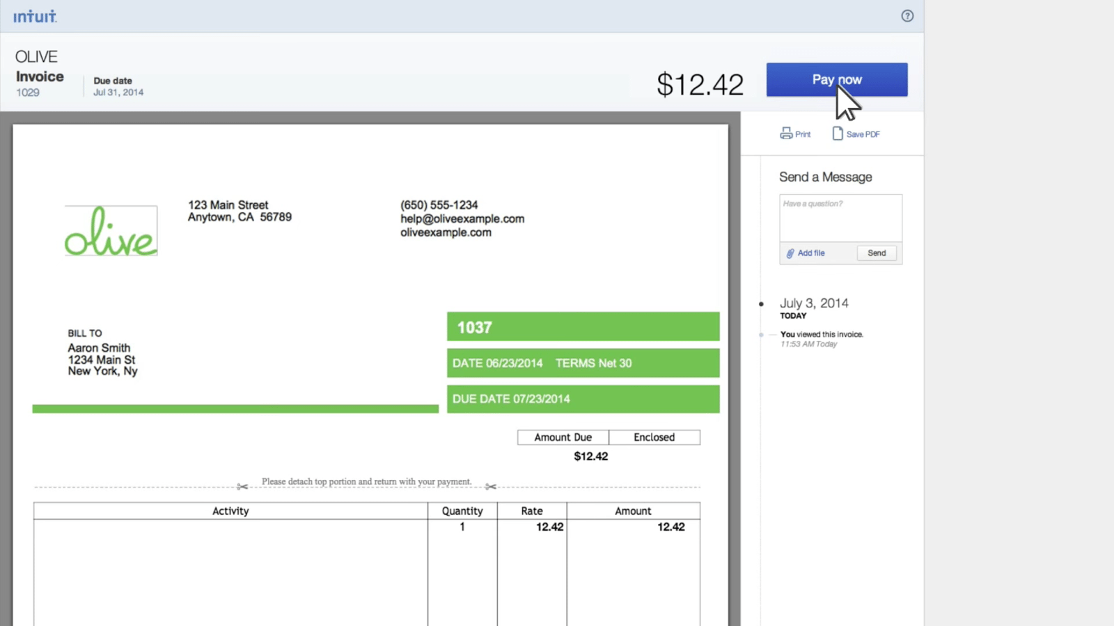 add credit card fee to quickbooks invoice