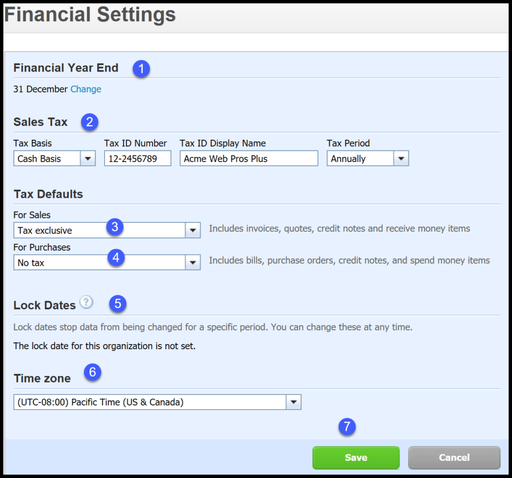 How To Set Up Organization And Financial Settings In Xero