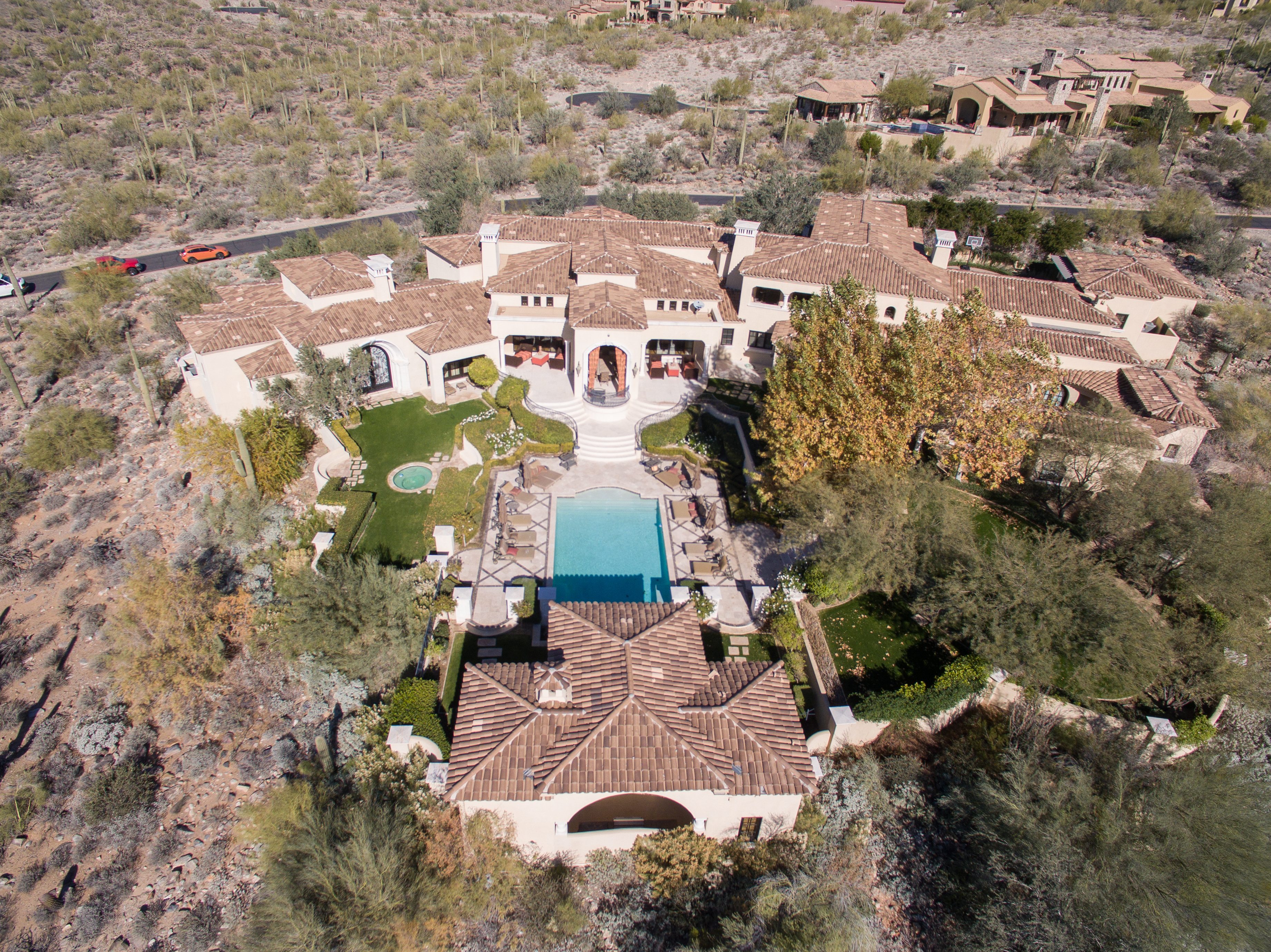 Ryan Wilson Photography aerial image of luxury house