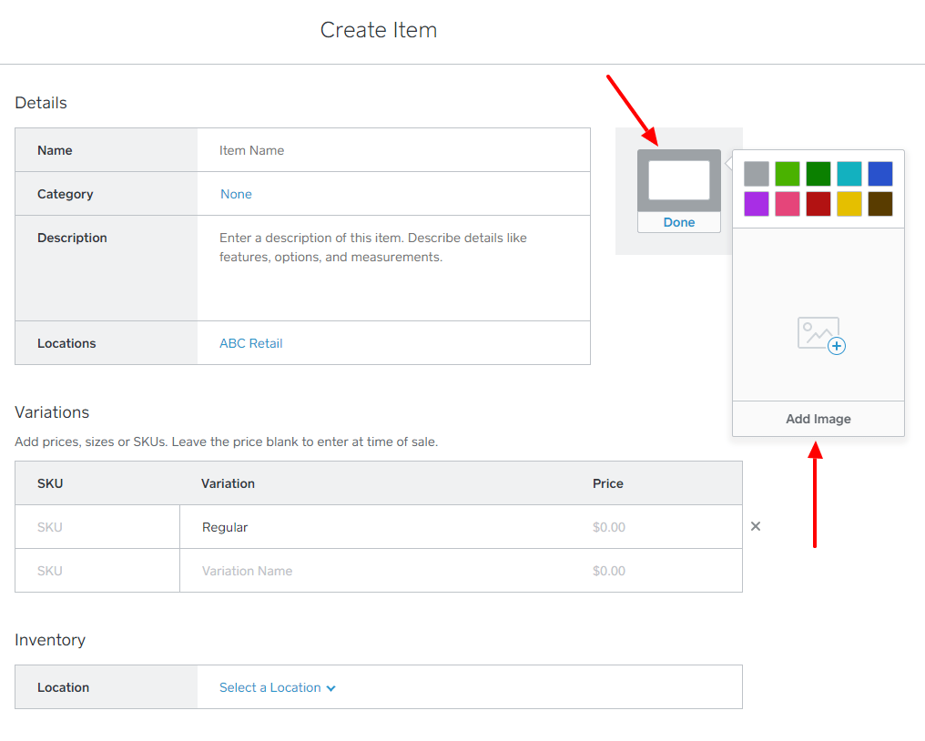 Square Inventory Items Step by Step Guide