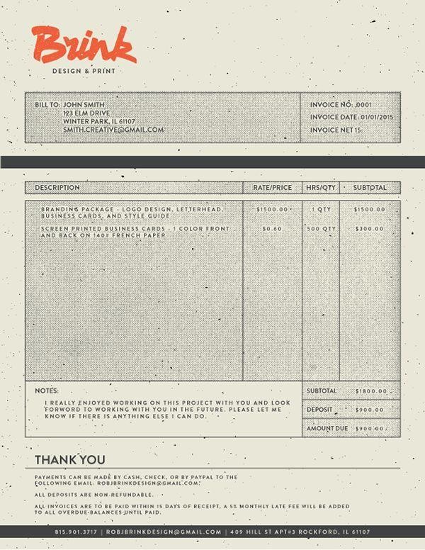 26+ Simple Invoice Package Images