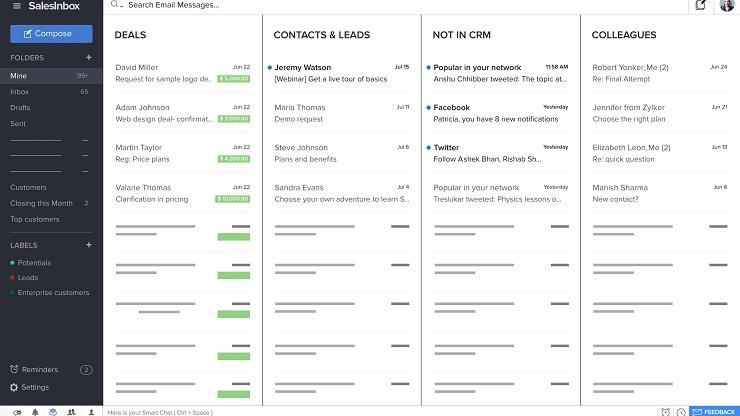 free real estate crm: Zoho CRM