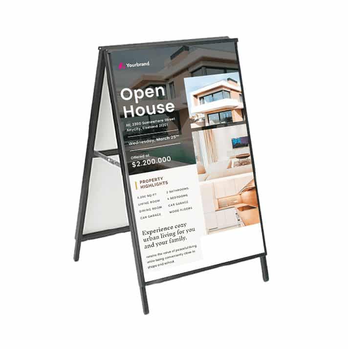 Open house modern A-frame design