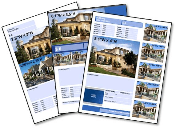 Real Estate Feature Sheet Template Free from fitsmallbusiness.com