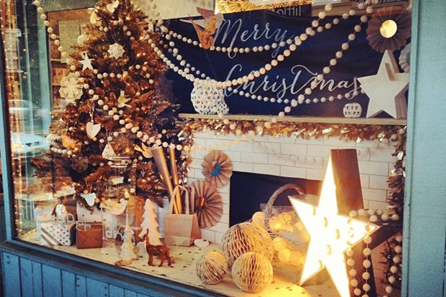 Christmas Store Window Display Ideas