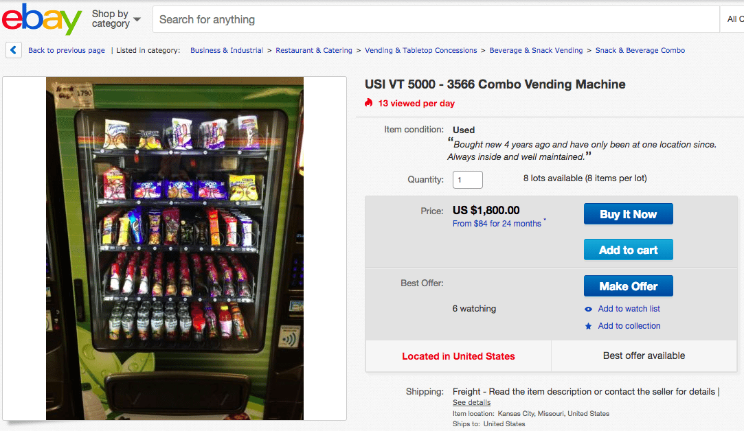 How Much Is It To Start A Vending Machine Business