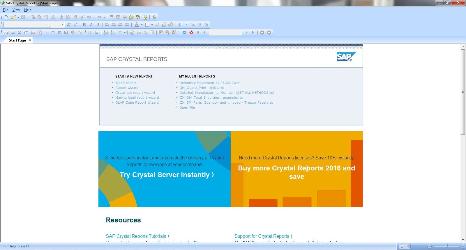 sap reporting