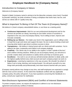 Employee Handbook Free Template Amp Essentials To Include