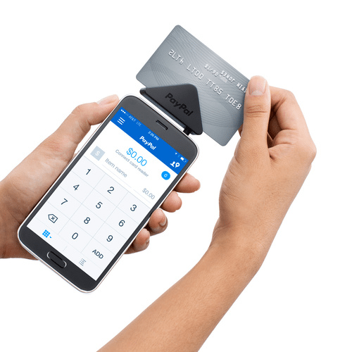 paypal card machine