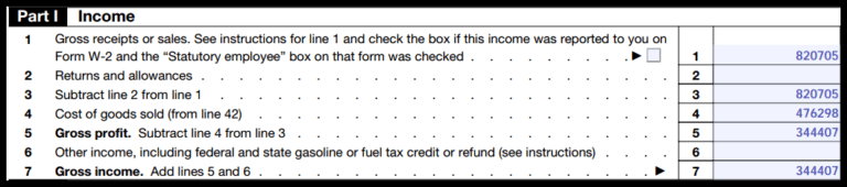 section 448c gross receipts