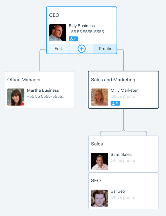 Partnership Organizational Chart Template