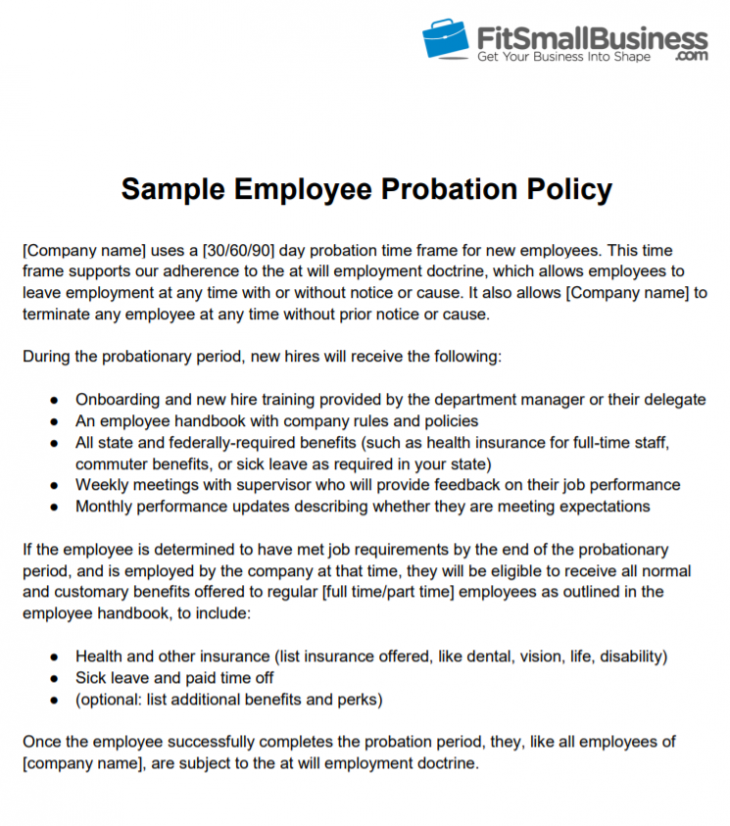 Employment Probation Period Definition Template How To Implement 