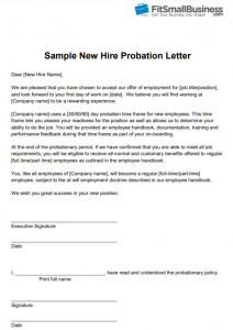 Employment Probation Period: Definition, Template & How to ...