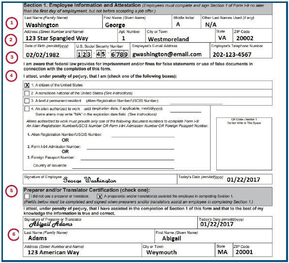 printable i9 forms