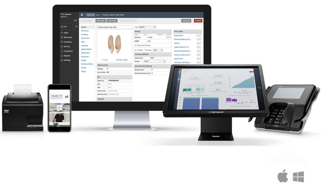 lightspeed onsite master multiple registers