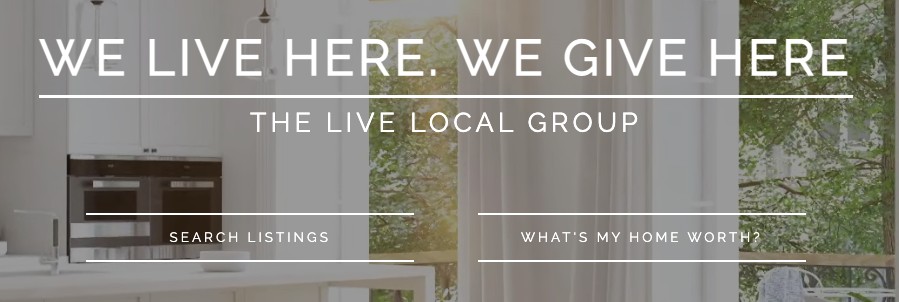 The Live Local Group site banner.