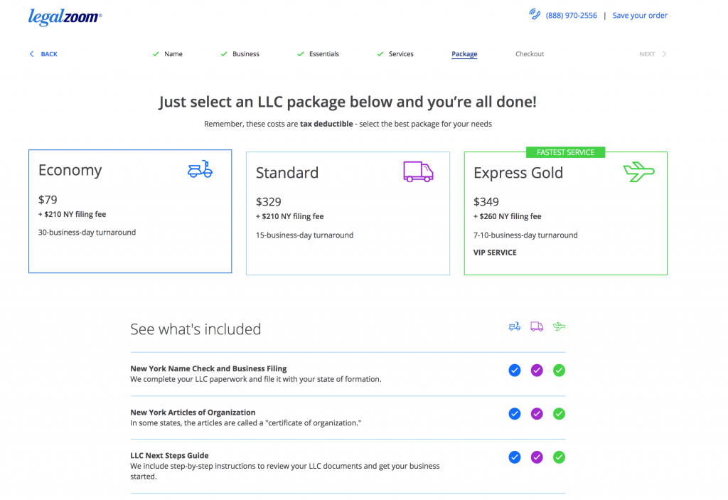legal zoom llc how long