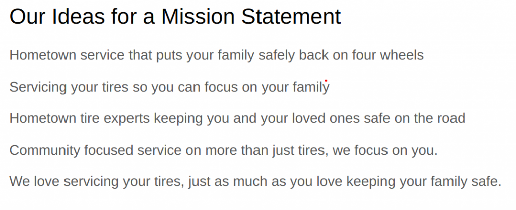 Business Mission Statement Template from fitsmallbusiness.com