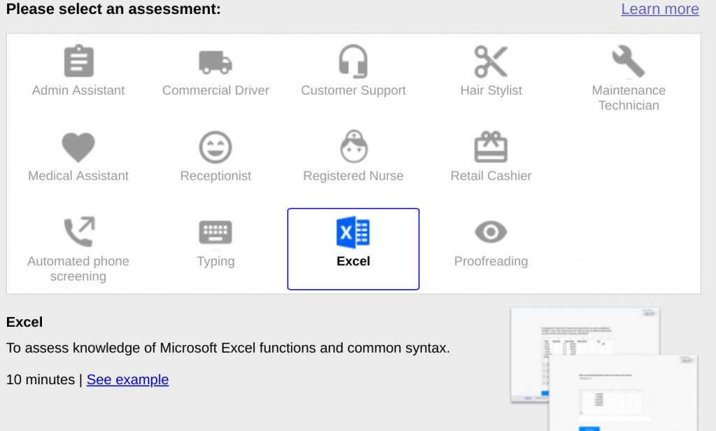 spreadsheets with microsoft excel indeed test answers