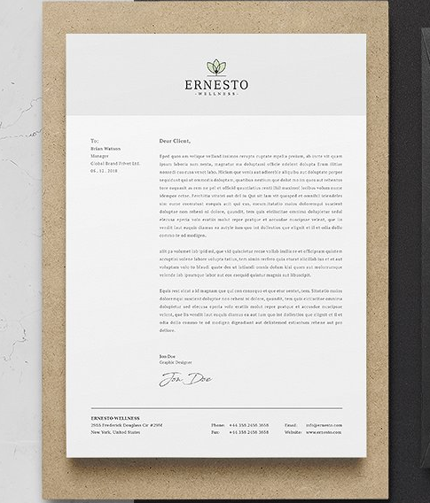 Top 20 Business Letterhead Examples From Around The Web