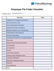 Personnel File: What to Include & Not Include [+Checklist]