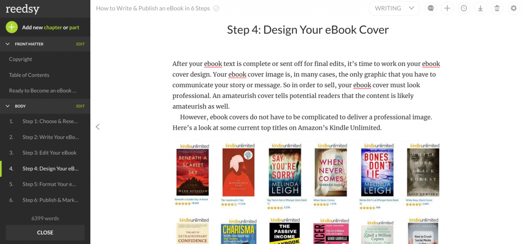 How to Create & Save an e-Book in Kindle Format