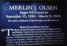 Screenshot of Merlin J Olson Mission Statement