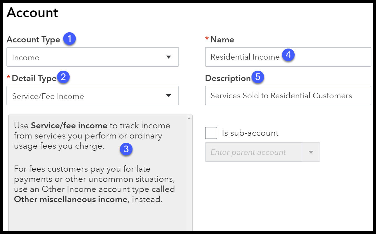 Quickbooks Landscaping Chart Of Accounts