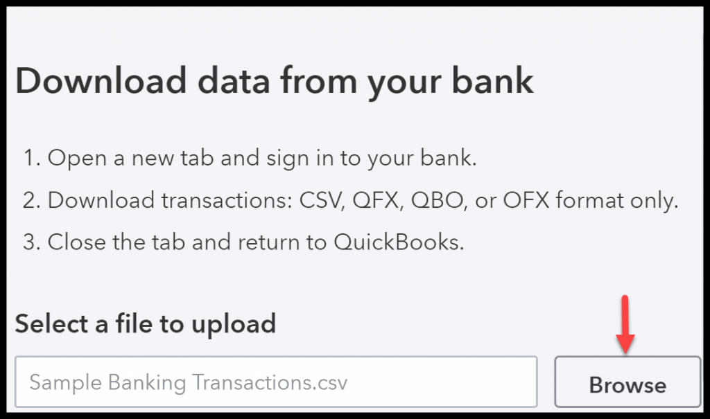 Chase download to quickbooks